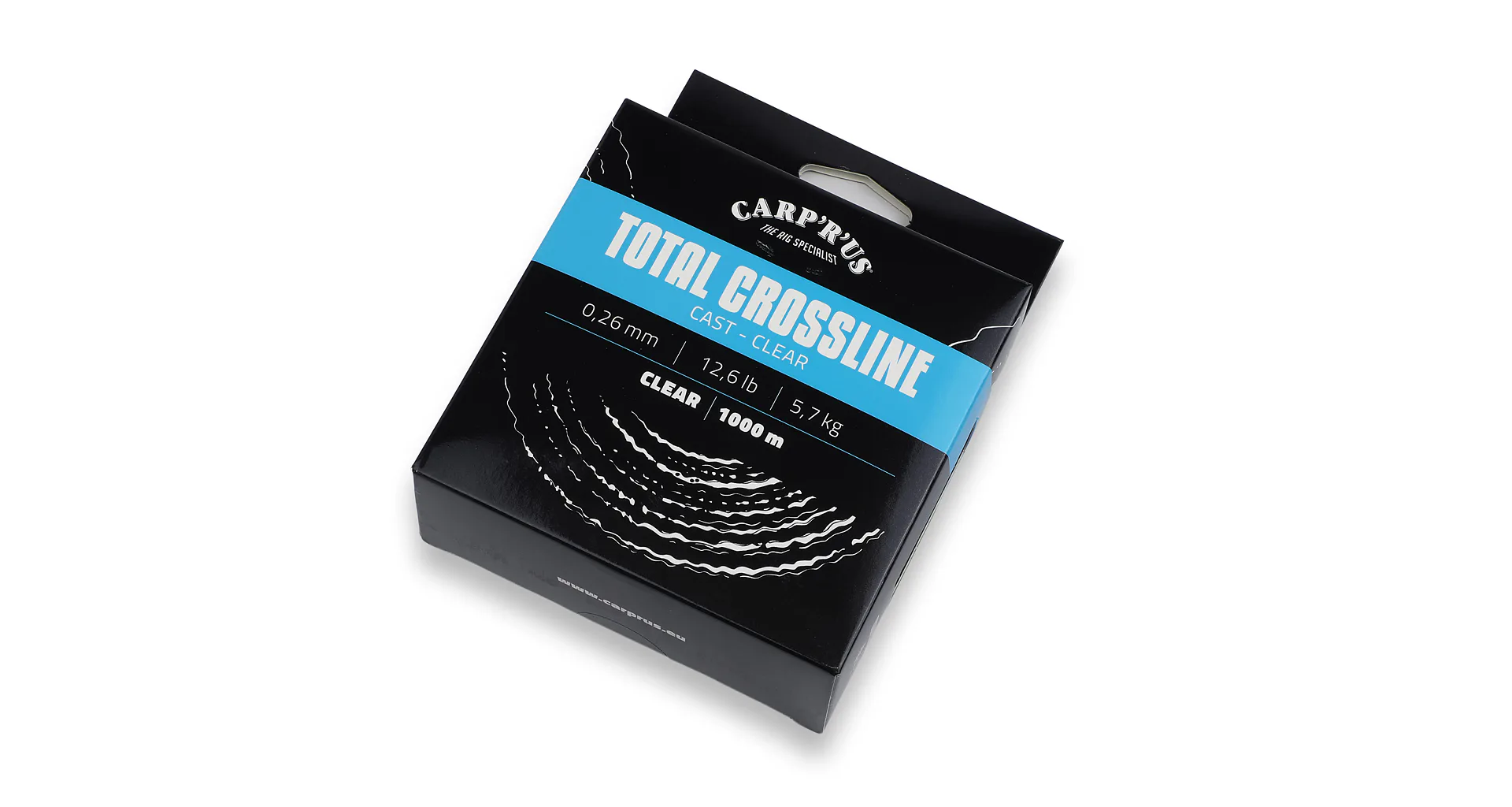 Carp´R´Us Vlasec Total Crossline Cast – Clear 1000m - Průměr: 0,280mm, Nosnost: 14,80lb