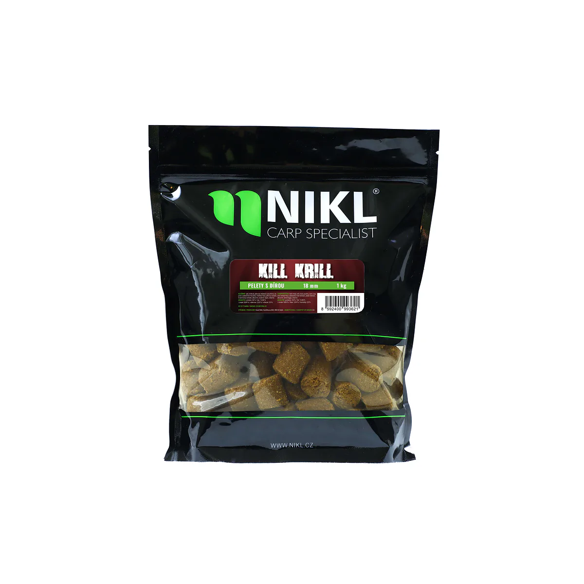 Nikl Pelety Kill Krill 1kg průměr 18mm balení 1kg