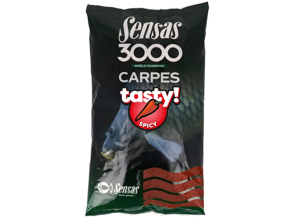 Sensas Krmení 3000 Carp Tasty Spicy (kapr koření Robin Red) 1kg