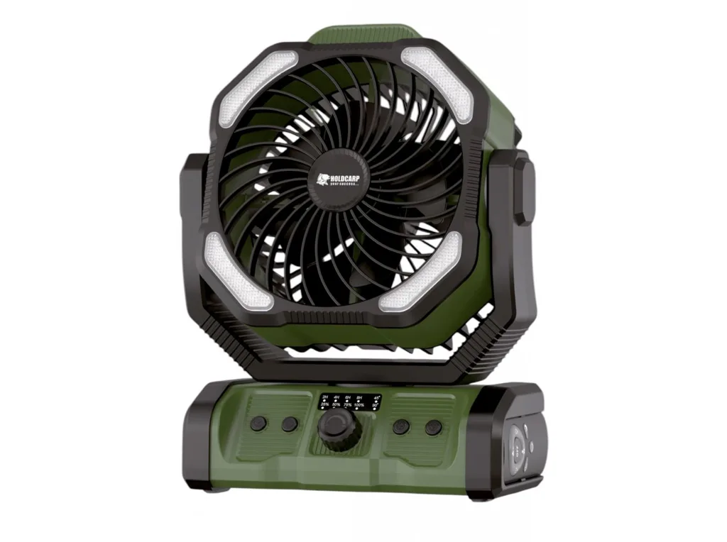 Holdcarp Ventilátor s power bankou - Rechargeable DoubleMotor Fan