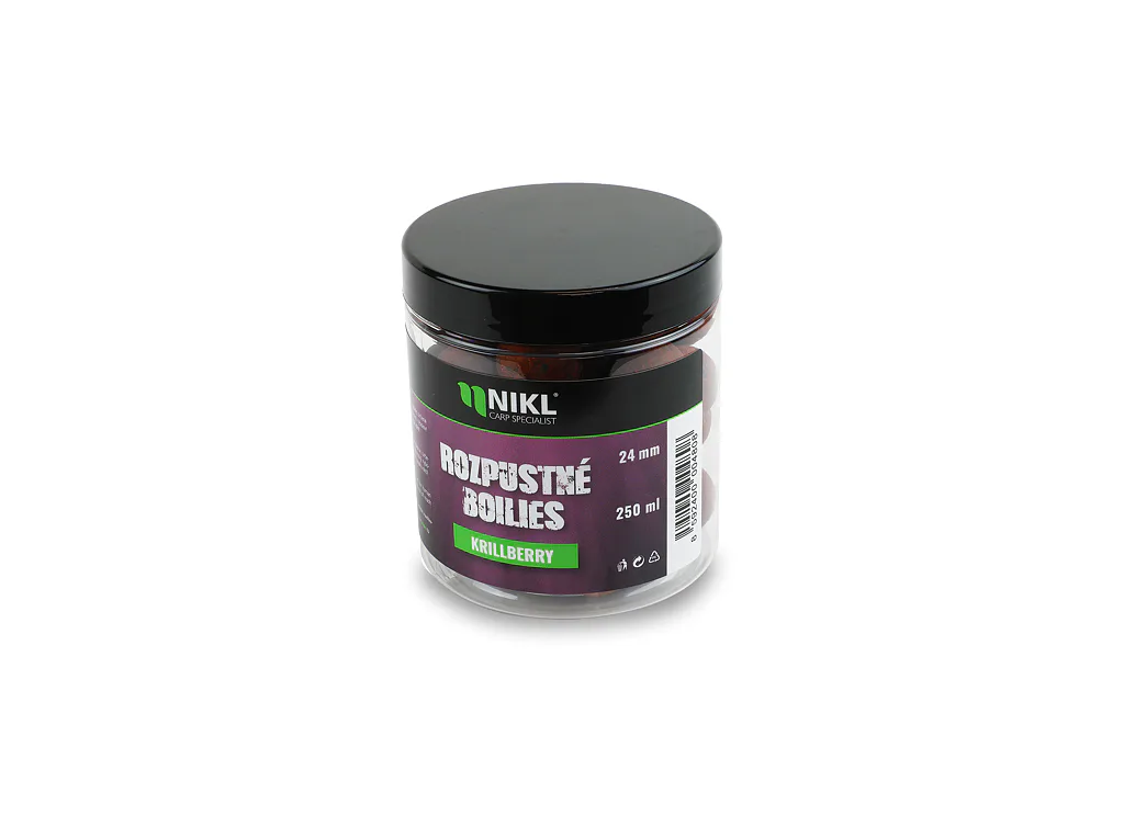 Nikl Rozpustné boilies Krill Berry 250ml