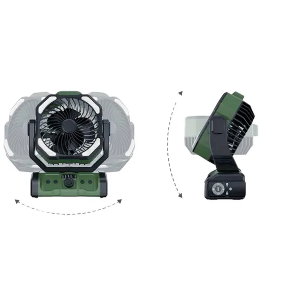 Holdcarp Ventilátor s power bankou - Rechargeable DoubleMotor Fan